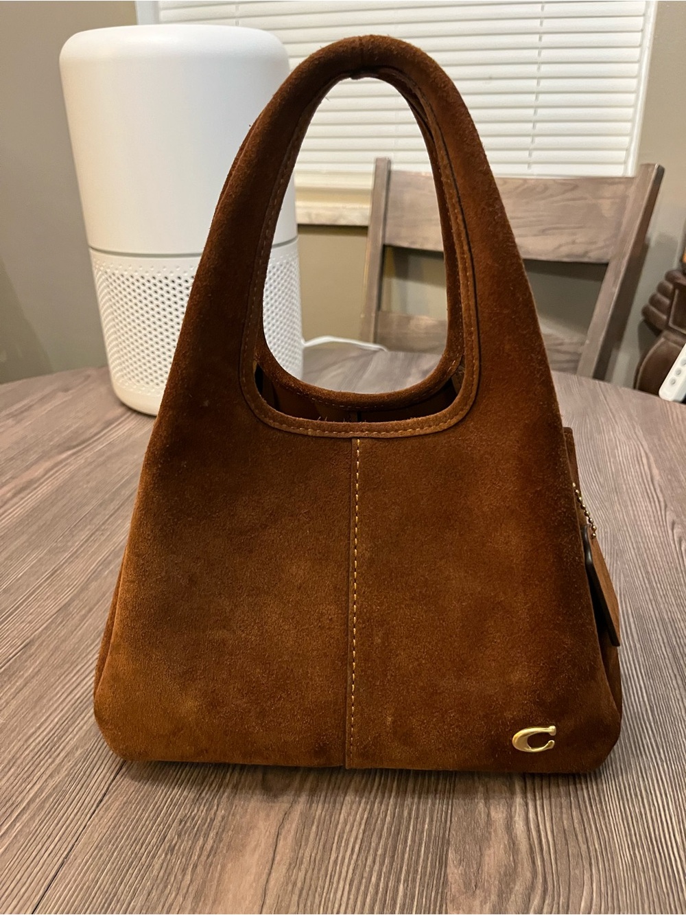 Coach Lana 23 Suede Warm Brown Bag